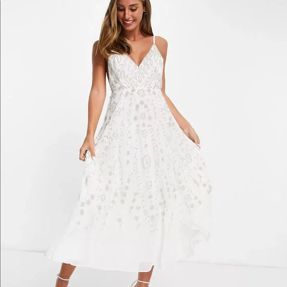 NWT ASOS Vintage Embellished Cami Dress - Picture 2 of 4